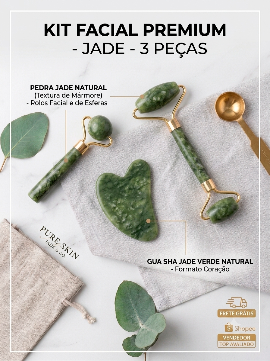 Kit ROLO DE PEDRA JADE ORIGINAL