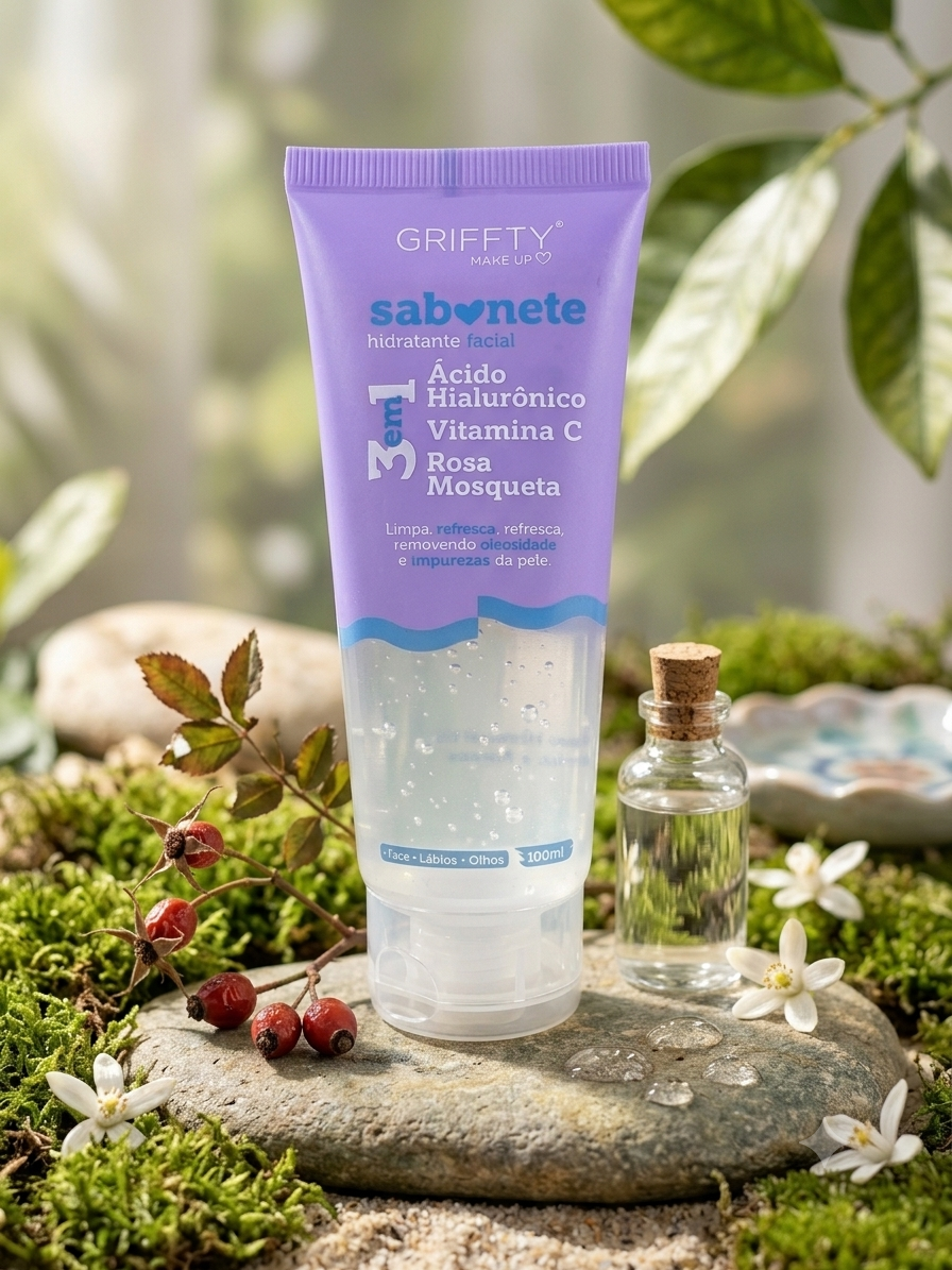 SABONETE HIDRATANTE FACIAL 3 EM 1 100ML