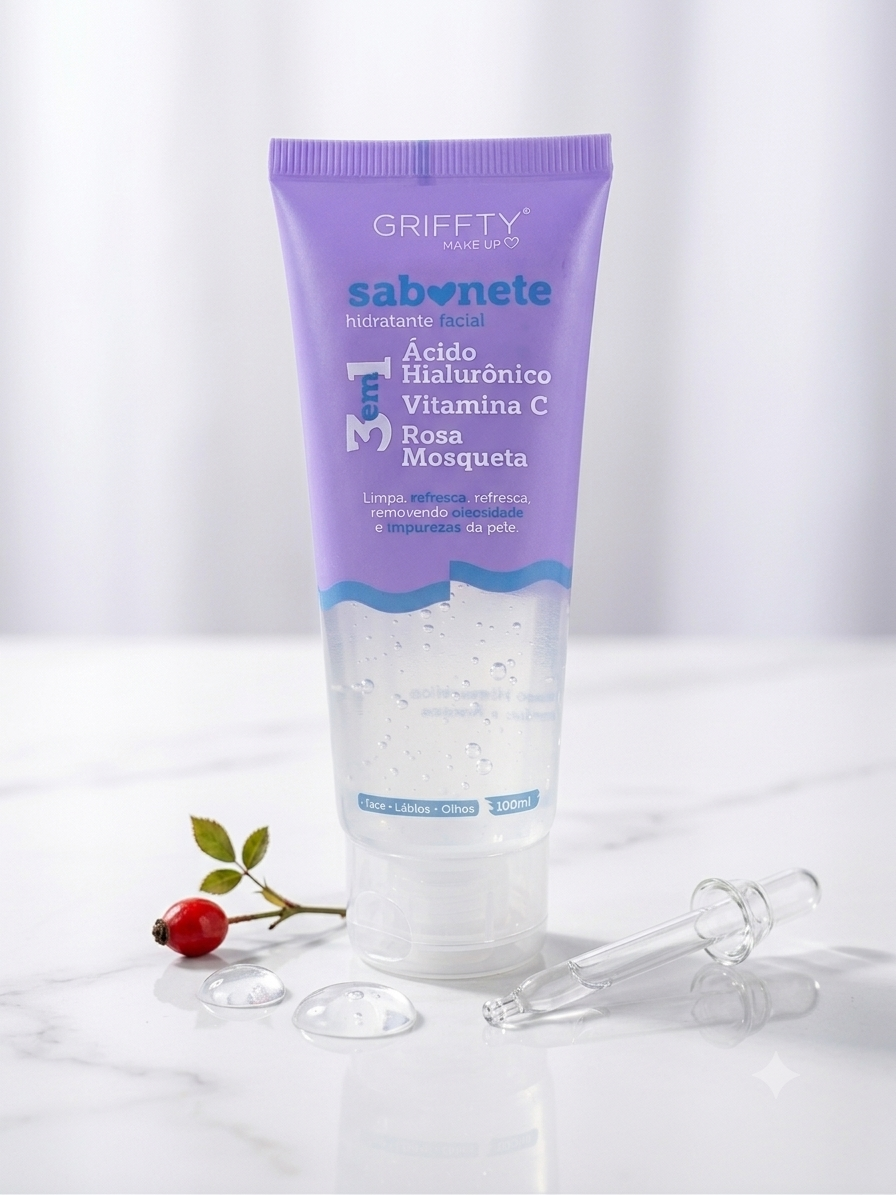 SABONETE HIDRATANTE FACIAL 3 EM 1 100ML