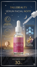 Sérum Facial Noite Phallebeauty 30ml Ácido Hialurônico Hidratação Reparação Pele
