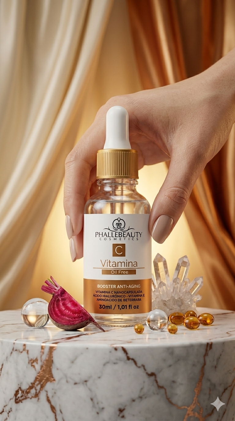 SÉRUM VITAMINA C BOOSTER ANTI AGING 30ML – PHALLEBEAUTY COSMETICS