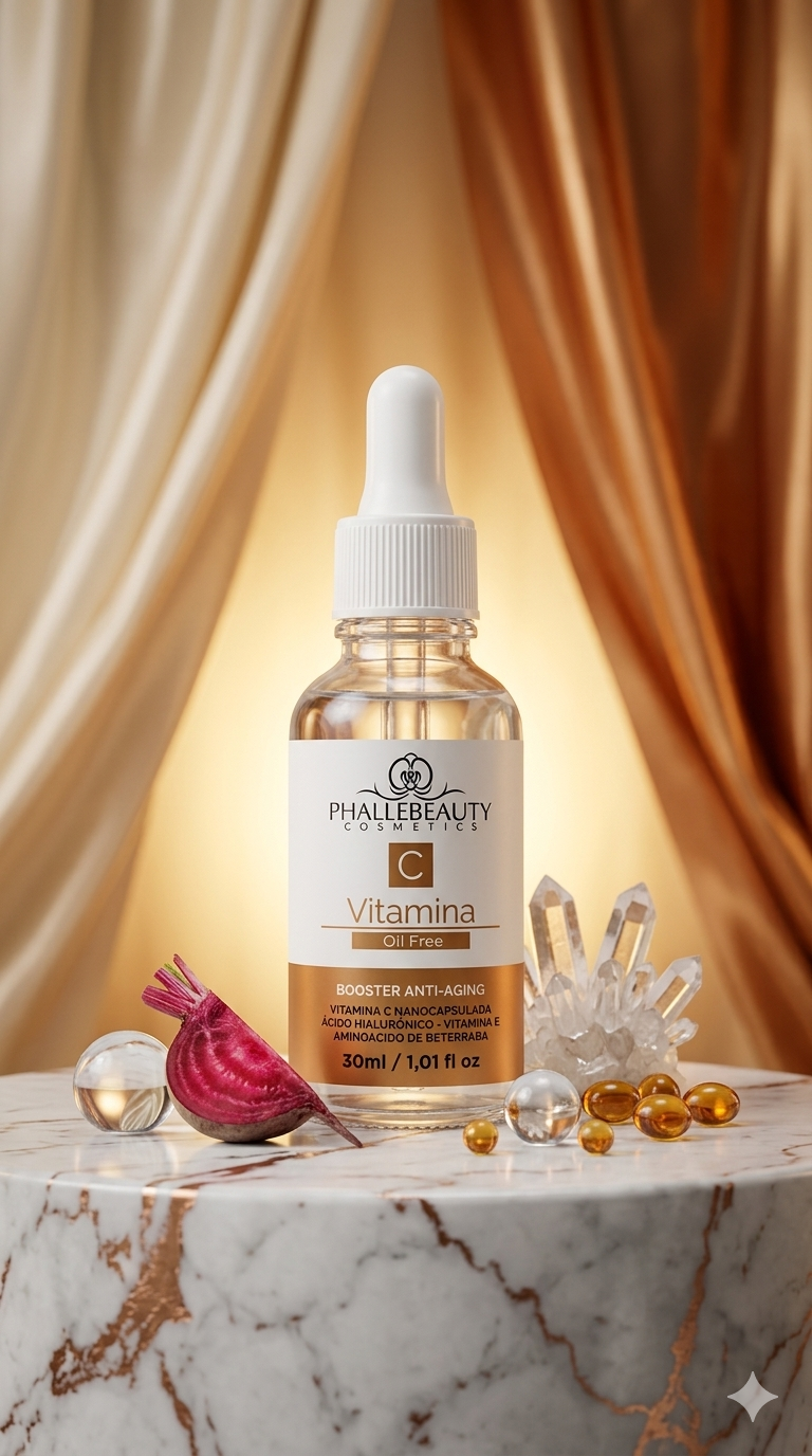 SÉRUM VITAMINA C BOOSTER ANTI AGING 30ML – PHALLEBEAUTY COSMETICS