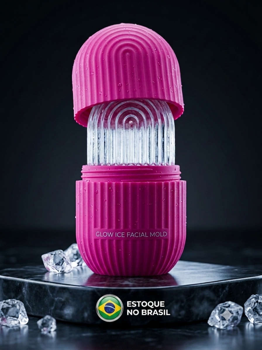 Rolo Facial de Silicone para Reduzir Inchaço e Bolsas