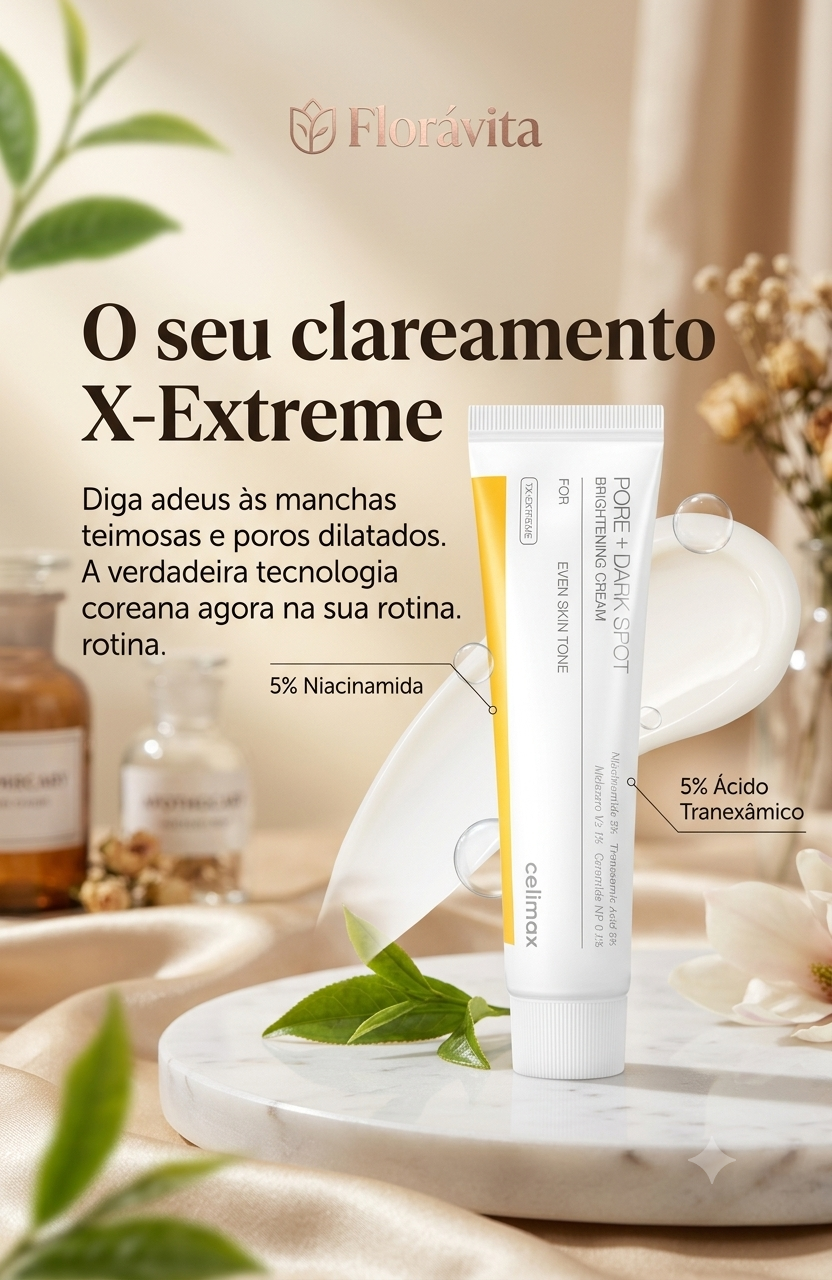 CELIMAX ORIGINAL CREME FACIAL CLAREADOR COM NIACINAMIDA 35ml