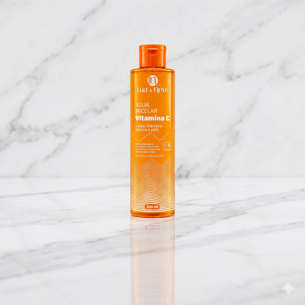 ÁGUA MICELAR VITAMINA C 300ML – LUA & NEVE COSMÉTICOS
