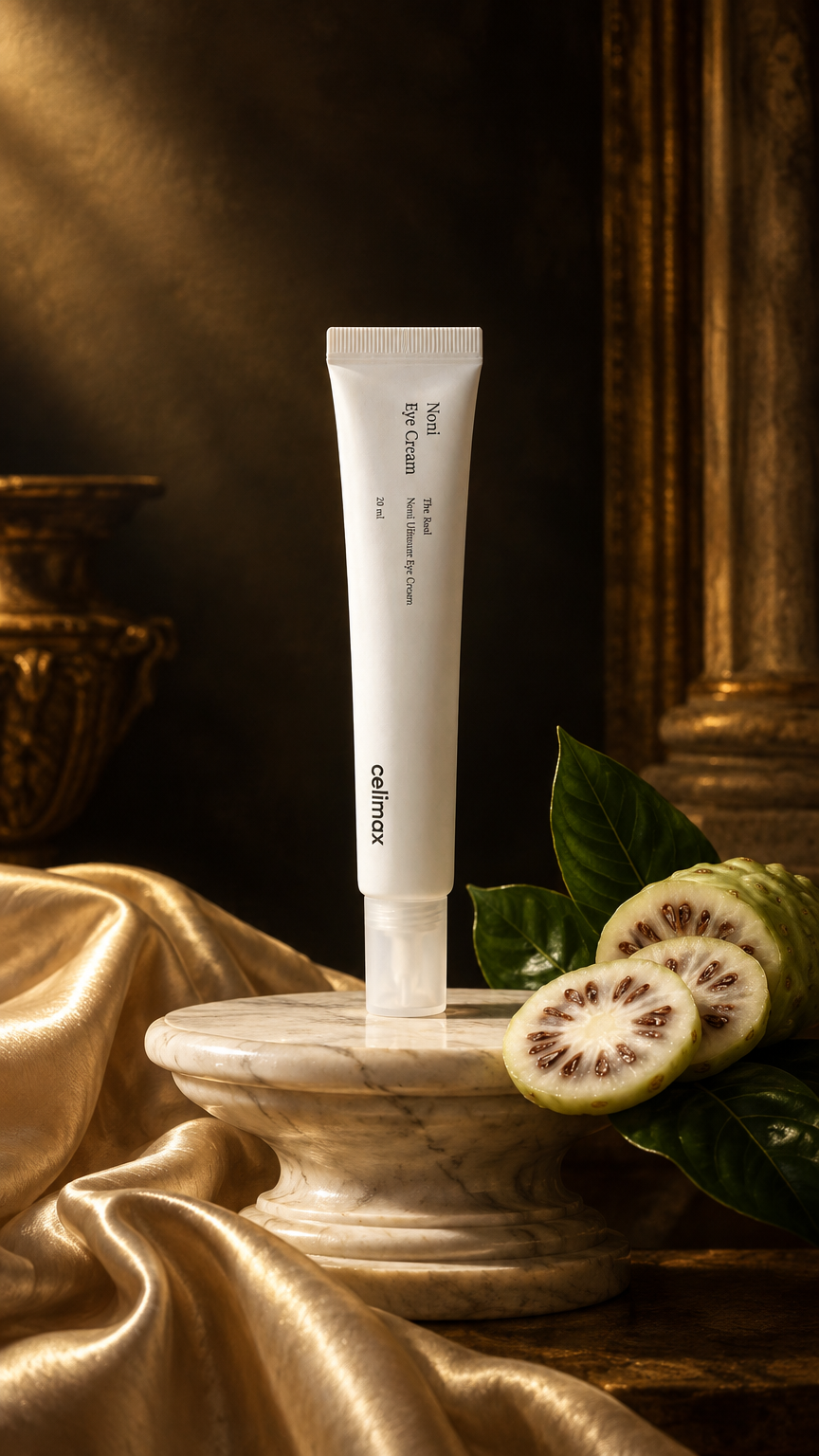 Celimax Noni Ultimate Eye Cream, Clareador de Olheiras e Antissinais, Original Coreano 20ml