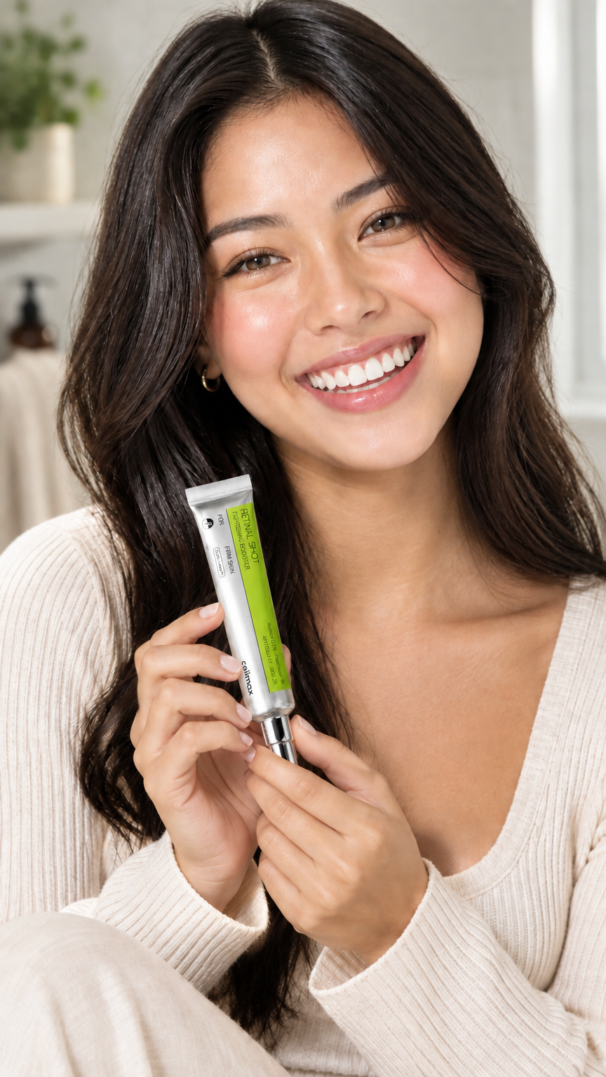 Celimax Retinal Shot Tightening Booster, Firmeza e Renovação com Retinal 0.1%, Original Coreano