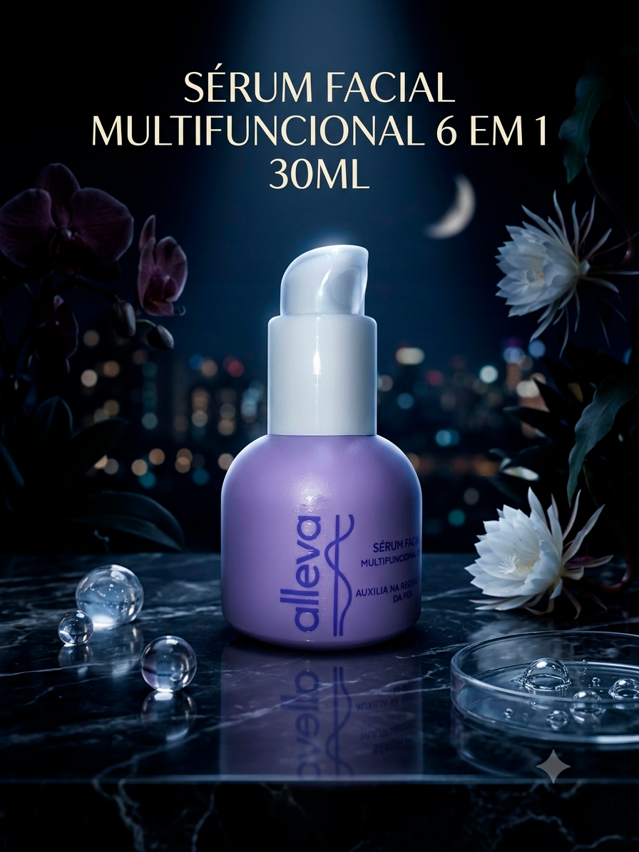 SÉRUM FACIAL MULTIFUNCIONAL 6 EM 1 30ML